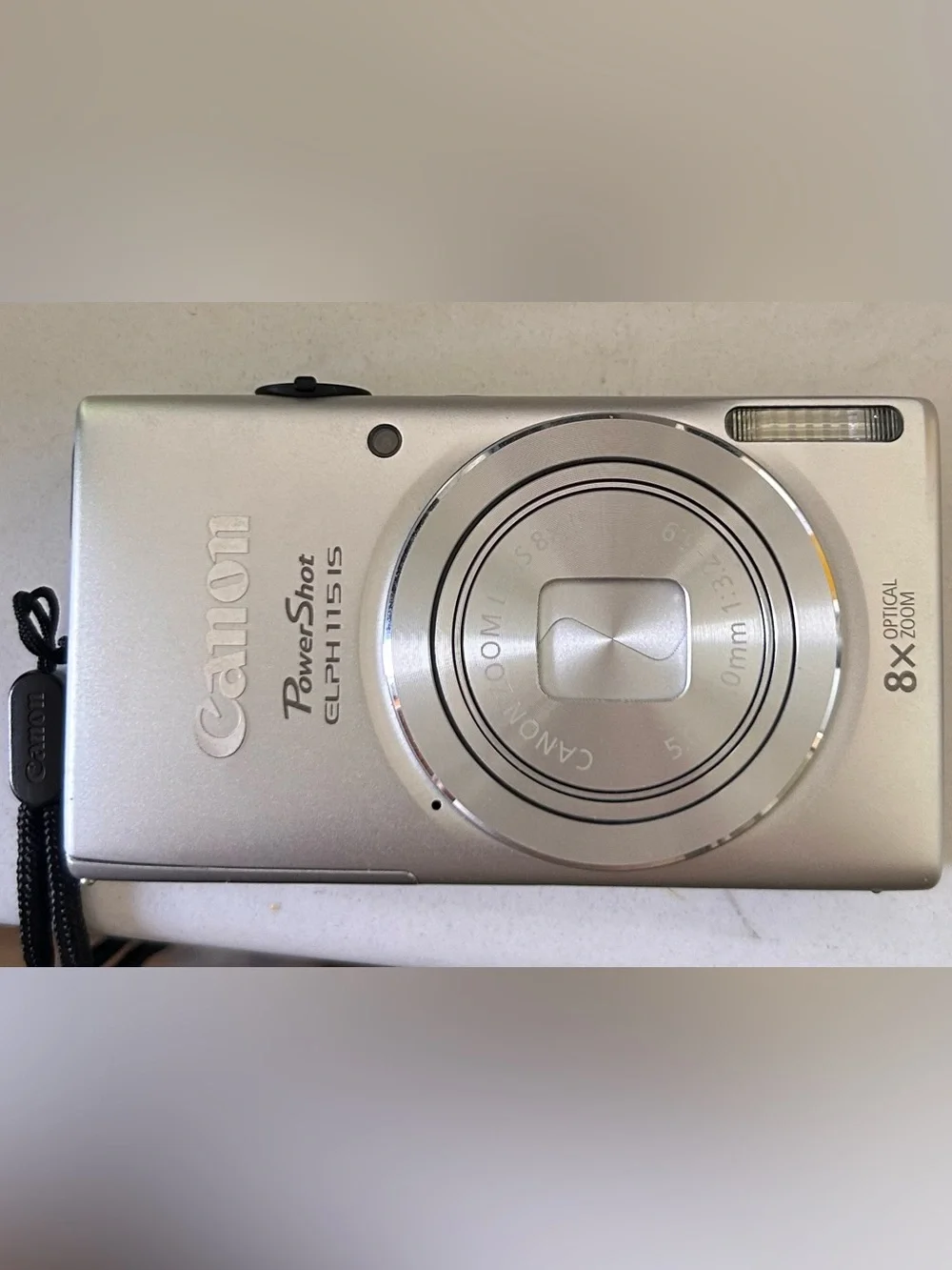 Canon compact camera image in silver and black tones - Picture 1 of 4